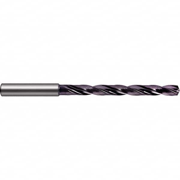 Guhring - 35/64" 140° Spiral Flute Solid Carbide Taper Length Drill Bit - All Tool & Supply