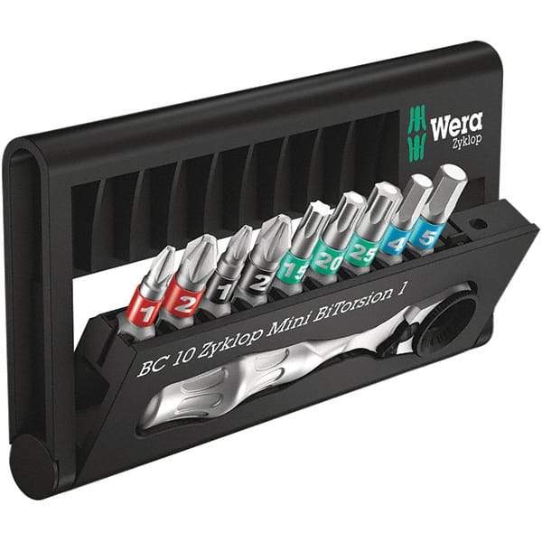 Wera - Screwdriver Bit Sets Type: Insert Bit Set Drive Size: 1/4 (Inch) - All Tool & Supply