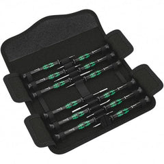 Wera - Screwdriver Sets Screwdriver Types Included: Phillips; Slotted; Microstix; TorxPlus; Torx Number of Pieces: 12 - All Tool & Supply