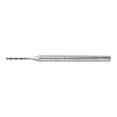 Micro Drill Bit: 0.063″ Dia, 140 °, Solid Carbide AlCrN Finish, 2.126″ OAL, RH Cut, Straight-Cylindrical Shank, Series DB133-05-A1