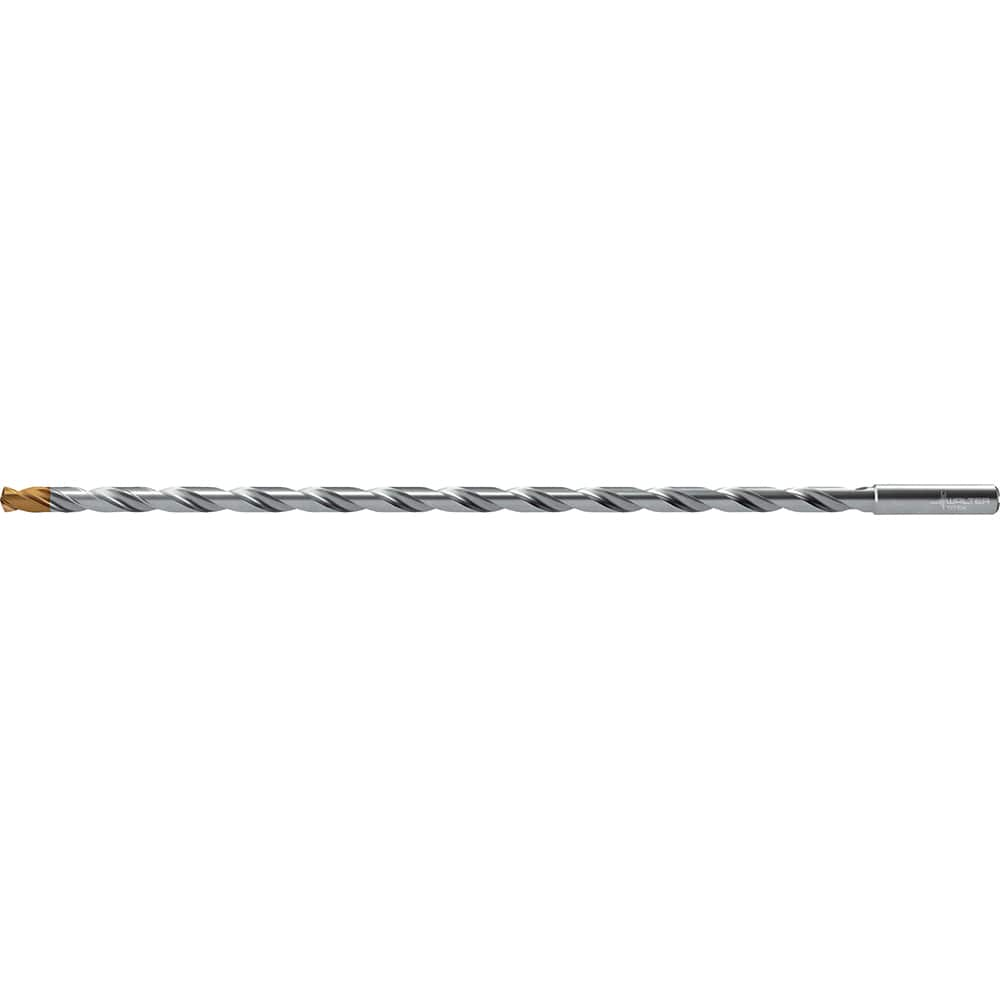 Extra Length Drill Bit: 0.1772″ Dia, 140 °, Solid Carbide TiSiAlCrN Finish, 6.654″ Flute Length, 7.874″ OAL, Straight-Cylindrical Shank, Series DC160-30-A1