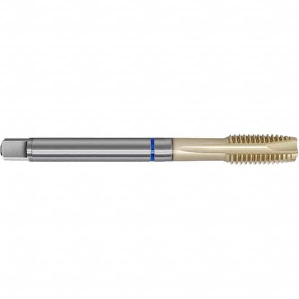 Spiral Point Tap: 3/8-19, BSP, 4 Flutes, Plug, X, Sirius Finish 22 mm Thread Length, 100 mm OAL, Right Hand, Series 4220