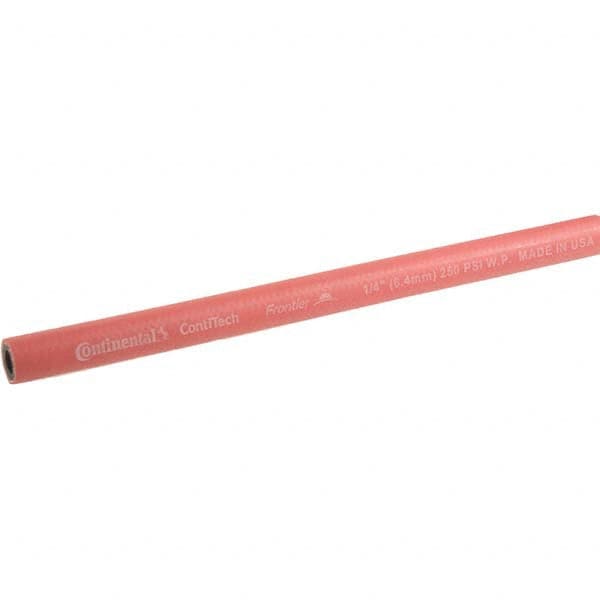 Multipurpose Air Hose: 1/4″ ID, 1' 200 Working psi, -40 to 190 ° F, Red, PVC, 1/4″