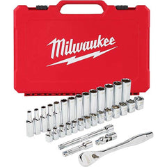 Milwaukee Tool - Socket Sets Measurement Type: Metric Drive Size: 3/8 - All Tool & Supply