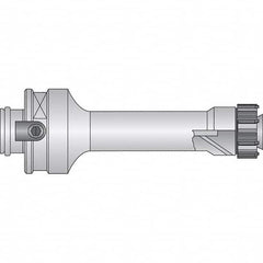 Axial Clamp Modular Shank Modular Reamer Body 50mm Shank Diam, 138″ OAL, Right Hand Cut