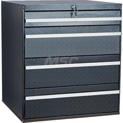 Platt & LaBonia - Small Parts Cabinets; Type: Lockable Storage Cabinet ; Number of Drawers: 4.000 ; Width (Inch): 23-1/2 ; Depth (Inch): 22 ; Height (Inch): 26 ; Frame Material: Steel - Exact Industrial Supply