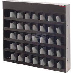 Platt & LaBonia - Bin Shelving; Type: Bin Shelving ; Overall Height (Inch): 24 ; Overall Depth: 4-1/2 (Inch); Overall Width: 26 (Inch); Number of Bins: 40 ; Bin Material: Steel; Plastic - Exact Industrial Supply