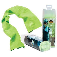 Chill-Its Cooling Towel Hi Viz Lime - All Tool & Supply