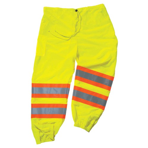 8911 L/ XL Lime Sup 2-Tone Pants Class E - All Tool & Supply