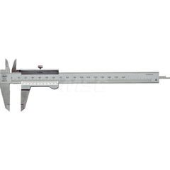 Mahr - Vernier Calipers; Minimum Measurement (mm): 0 ; Minimum Measurement (Decimal Inch): 0 ; Maximum Measurement (Decimal Inch): 8 ; Maximum Measurement (mm): 200 ; Graduation (mm): 0.02 ; Jaw Depth (mm): 50.00 - Exact Industrial Supply