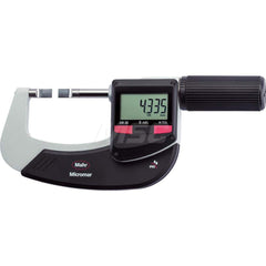 Mahr - Electronic Outside Micrometers; Type: Digital Outside Micrometer ; Minimum Measurement (Decimal Inch): 1 ; Minimum Measurement (mm): 25 ; Maximum Measurement (mm): 50 ; Thimble Type: Ratchet ; Calibrated: Yes - Exact Industrial Supply