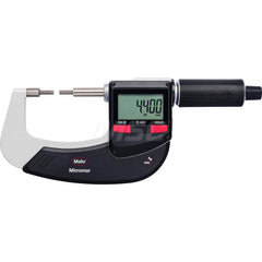 Mahr - Electronic Outside Micrometers; Type: Digital Outside Micrometer ; Minimum Measurement (Decimal Inch): 1 ; Minimum Measurement (mm): 25 ; Maximum Measurement (mm): 50 ; Thimble Type: Ratchet ; Calibrated: No - Exact Industrial Supply