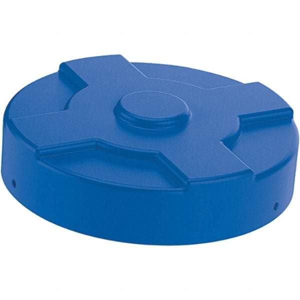 Vestil - 55 Gal, Polyethylene Drum Cover - 24-3/4" Diam, Rigid Smooth Liner - All Tool & Supply