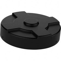 Vestil - 55 Gal, Polyethylene Drum Cover - 24-3/4" Diam, Rigid Smooth Liner - All Tool & Supply