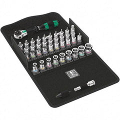 Wera - 42 Piece 1/4" Drive Ratchet Socket Set - Comes in Molded Pouch - All Tool & Supply