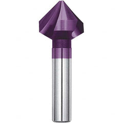 Magafor - 20.5mm Head Diam, 25/64" Shank Diam, 90° Solid Carbide Countersink - All Tool & Supply