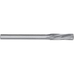 Magafor - 5.9mm Solid Carbide Chucking Reamer - Spiral Flute, 5mm Straight Shank, 22mm Flute Length, 63mm OAL - All Tool & Supply