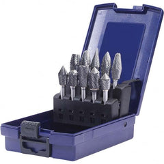 SGS Pro - Burr Sets Head Shape: Combi/Ball; Cylinder w/Endcut; Ball Nose Tree; Pointed Tree; Combi/Double Inverted Cone; Combi/Inverted Cone/Cylinder; Combi/90 Cone Tooth Style: Double Cut - All Tool & Supply