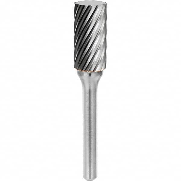 SGS Pro - 5/16" Cut Diam, 1/4" Shank Diam, Tungsten Carbide Inox Cut Cylinder Burr - All Tool & Supply