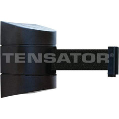 Tensator - 7-1/4" High x 4-3/4" Long x 4-3/4" Wide Magnetic Wall Mount Barrier - Black Powdercoat Finish, Black, Use with Wall Mount - All Tool & Supply