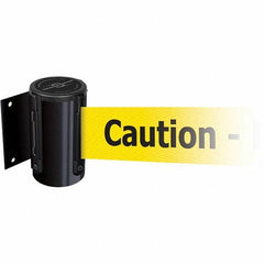 Tensator - 4.74" High x 3-57/64" Long x 3-57/64" Wide Magnetic Wall Mount Barrier - Metal, Black Powdercoat Finish, Black, Use with Wall Mount - All Tool & Supply