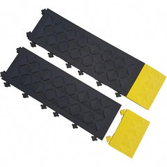 Ergo Advantage - 6" Long x 4" Wide x 1" Thick, Anti-Fatigue Modular Matting Anti-Fatigue Flooring - All Tool & Supply