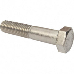 Value Collection - 7/8-9 3-1/4" Long Hex Head Cap Screw - Partially Threaded, 316 Stainless Steel, Uncoated - All Tool & Supply