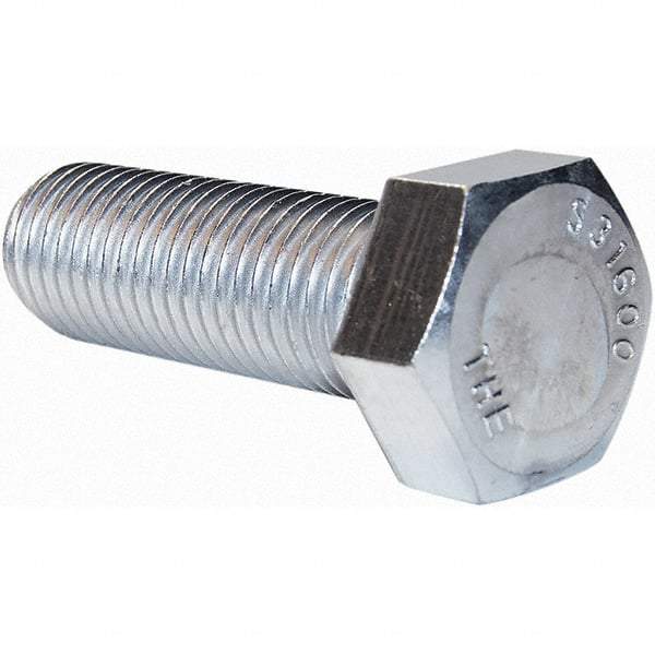 Value Collection - 1-8 2-1/4" Long Hex Head Cap Screw - Fully Threaded, 316 Stainless Steel, Uncoated - All Tool & Supply