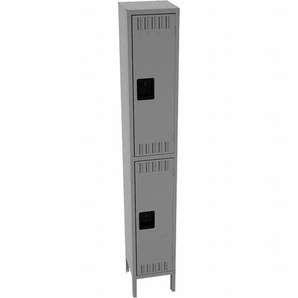 Tennsco - 2 Door, Double Tier, Locker - Exact Industrial Supply