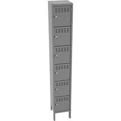 Tennsco - 6 Door, 6 Tier, Locker - All Tool & Supply