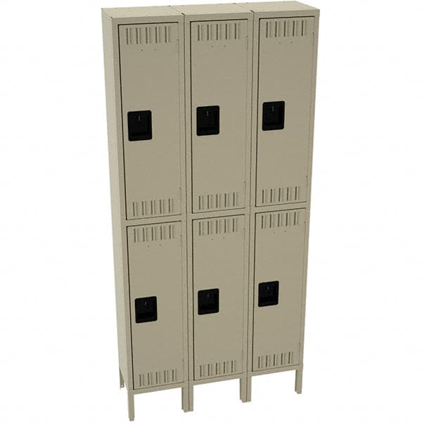 Tennsco - 6 Door, Double Tier, Locker - All Tool & Supply