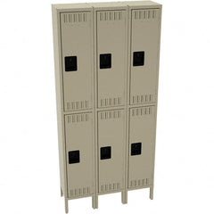 Tennsco - 6 Door, 2 Tier, Welded Locker - All Tool & Supply