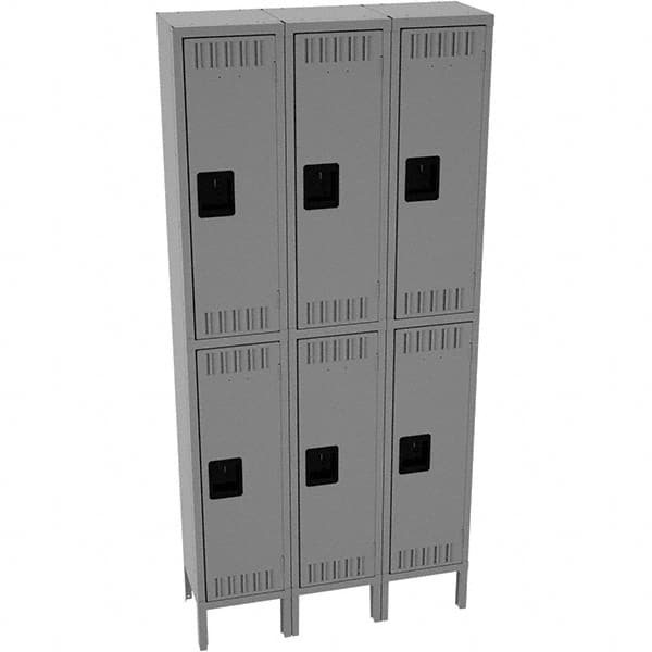 Tennsco - 6 Door, Double Tier, Locker - All Tool & Supply