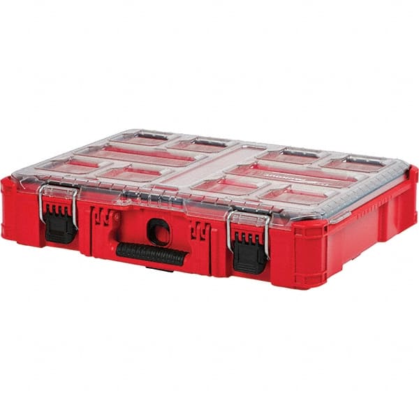 Milwaukee Tool - PACKOUT 10 Compartment Red Small Parts Organizer - All Tool & Supply