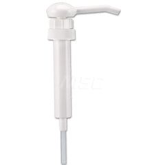 Hand-Operated Drum Pumps; Pump Type: Siphon; Ounces per Stroke: 1.00; Outlet Size (Inch): 12; Material: High Density Polyethylene; Overall Length (Inch): 12; Diameter (Inch): 1-1/4; Additional Information: Color: White; Operating Principle: Displacement;