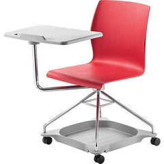 NPS - Swivel & Adjustable Office Chairs   Type: Mobile Tablet Chair    Color: Red - All Tool & Supply