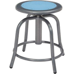 NPS - Swivel & Adjustable Stools Type: Adjustable Height Swivel Stool Base Type: Steel - All Tool & Supply