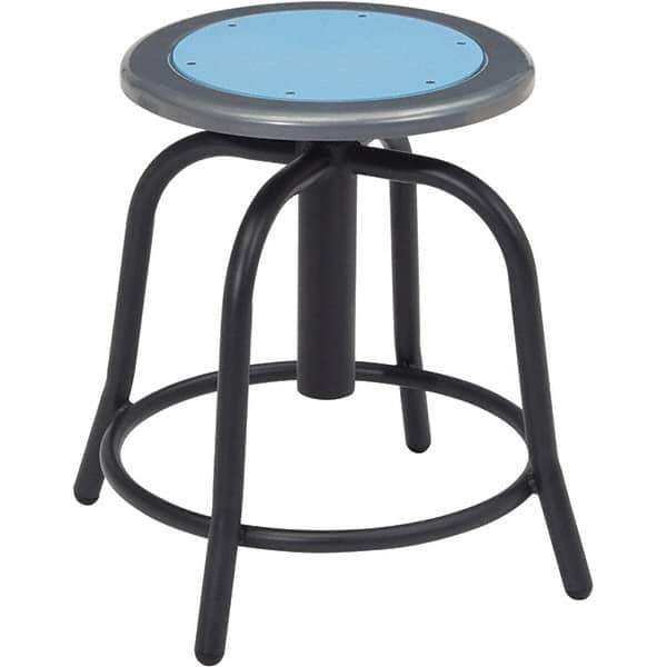 NPS - Swivel & Adjustable Stools Type: Adjustable Height Swivel Stool Base Type: Steel - All Tool & Supply