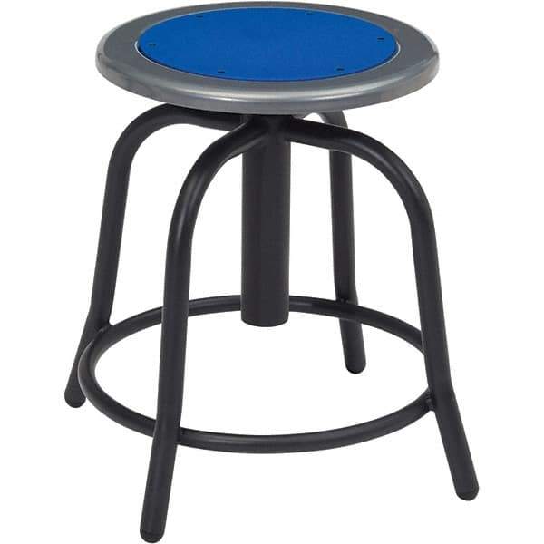 NPS - Swivel & Adjustable Stools Type: Adjustable Height Swivel Stool Base Type: Steel - All Tool & Supply