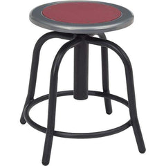 NPS - Swivel & Adjustable Stools Type: Adjustable Height Swivel Stool Base Type: Steel - All Tool & Supply