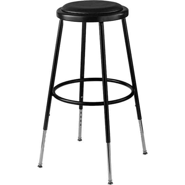 NPS - Swivel & Adjustable Stools Type: Adjustable Height Stool Base Type: Steel - All Tool & Supply