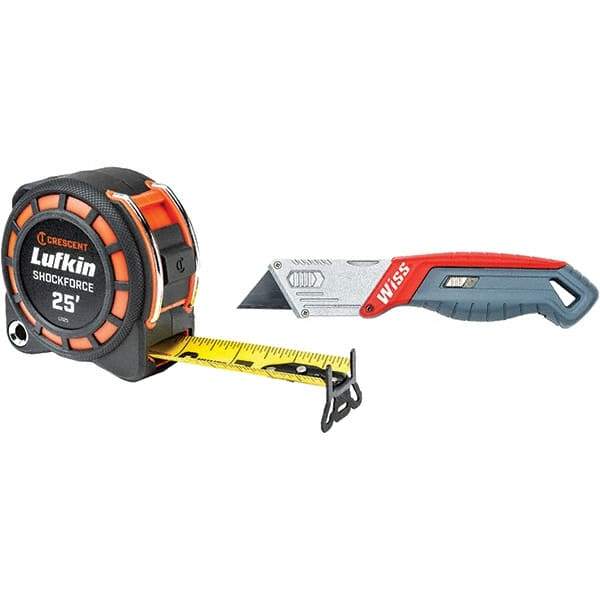 Lufkin - Tape Measures Length (Feet): 25.00 Width (Inch): 1-3/16 - All Tool & Supply