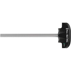 Wera - 5mm Standard Hex Driver - 100mm Blade Length, T Handle, 144mm OAL - All Tool & Supply