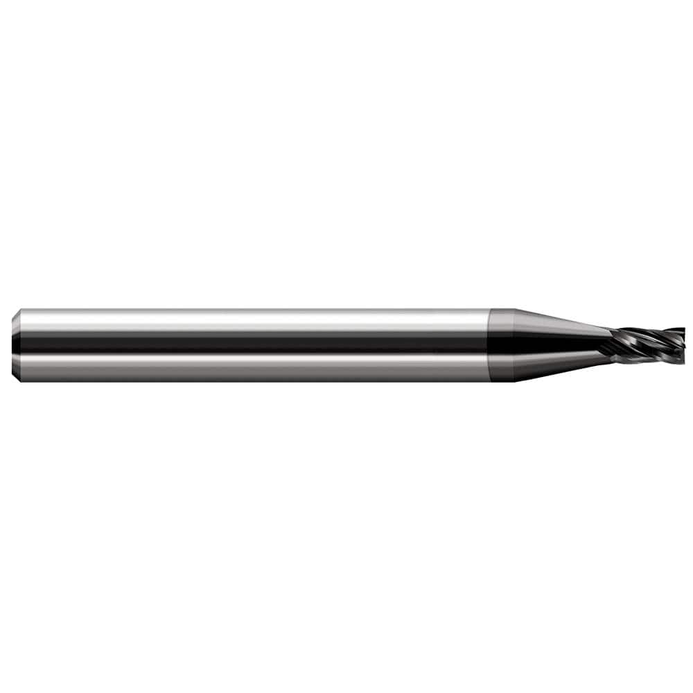 Harvey Tool - 0.065", 0.097" LOC, 1/8" Shank Diam, 1-1/2" OAL, 4 Flute, Solid Carbide Square End Mill - Exact Industrial Supply