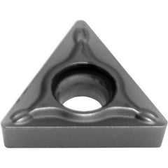 Sumitomo - TCGT21.52 ESU Grade AC5015S Carbide Turning Insert - TiAlSiN Finish, 60° Triangle, 1/4" Inscr Circle, 3/32" Thick, 0.0313" Corner Radius - All Tool & Supply