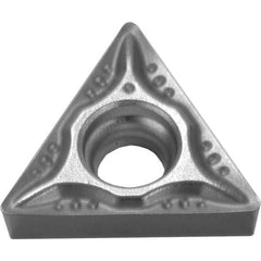 Sumitomo - TCGT21.51 MESI Grade AC5015S Carbide Turning Insert - TiAlSiN Finish, 60° Triangle, 1/4" Inscr Circle, 3/32" Thick, 0.0156" Corner Radius - All Tool & Supply