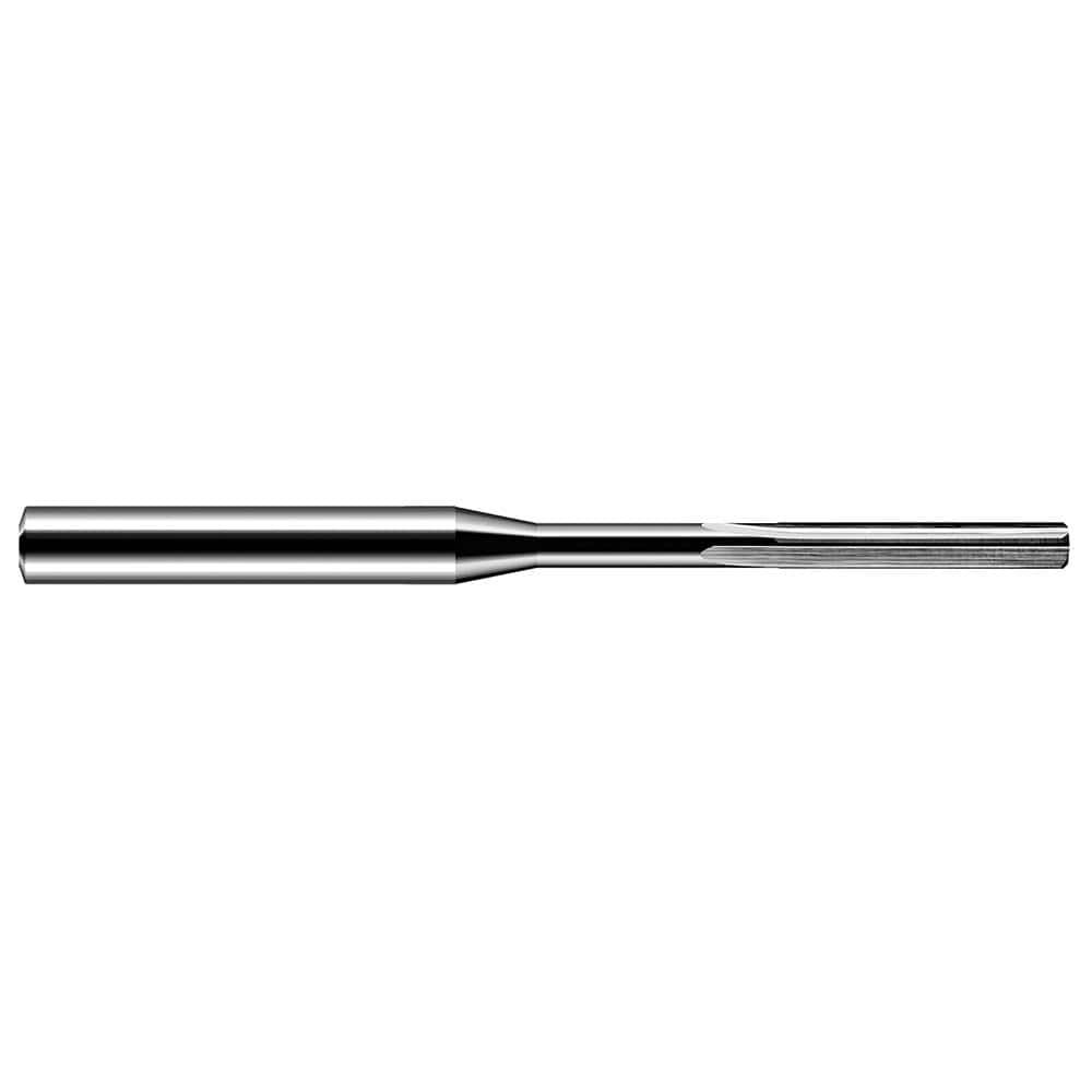 Harvey Tool - #80 4-Flute Straight Shank Straight Flute Solid Carbide Chucking Reamer - Exact Industrial Supply