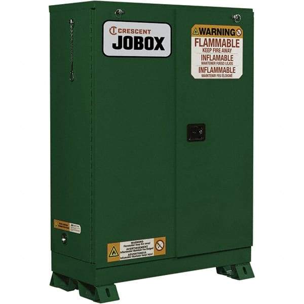 Jobox - Safety Cabinets   Hazardous Chemical Type: Flammable and Combustible Liquids    Color: Red - All Tool & Supply