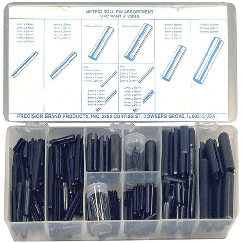 287 PC MM ROLL PIN ASST - Exact Industrial Supply