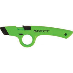 Westcott - Utility Knives, Snap Blades & Box Cutters Type: Safety Utility Knife Blade Type: Retractable - All Tool & Supply